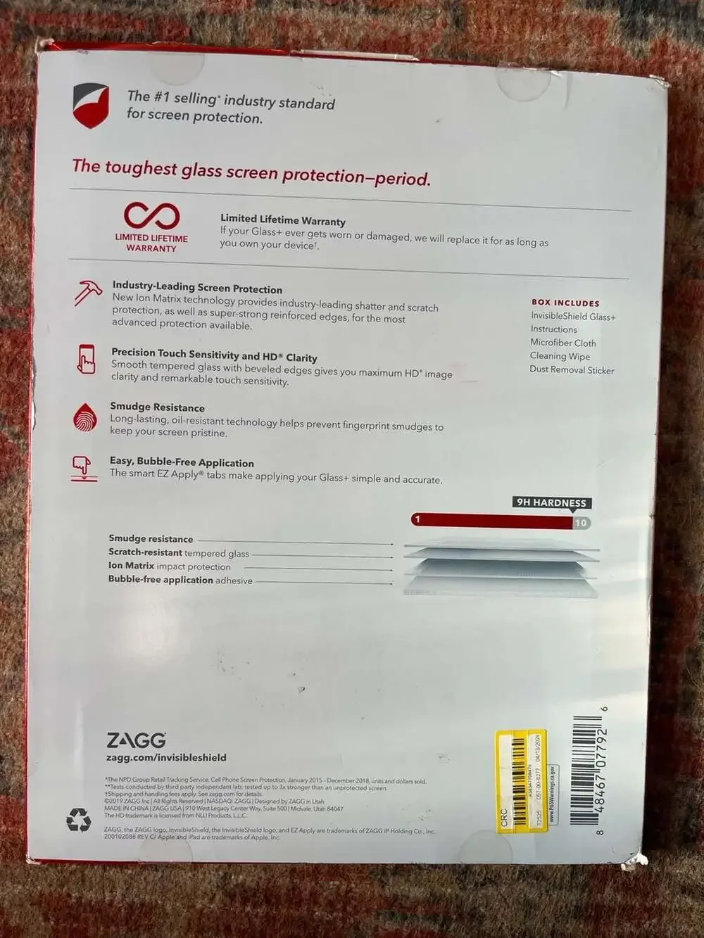 ZAGG InvisibleShield Glass+ Screen Protector for Apple 11-inch iPad Pro
